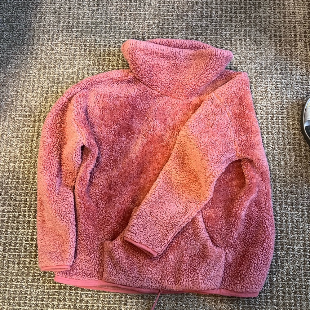 Carve Designs Pink Cowl Neck Sweater